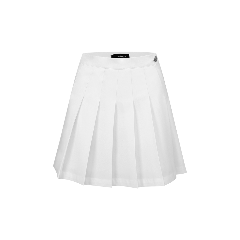 VERALUCE Golf Mandy Pleats Skirt White