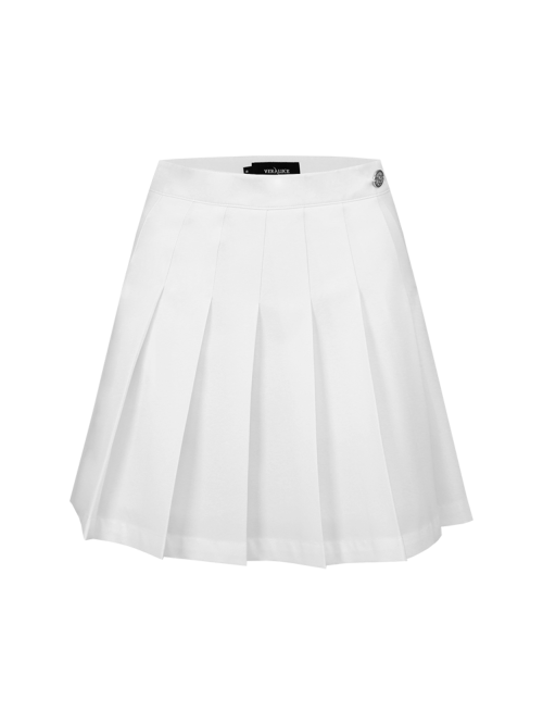 VERALUCE Golf Mandy Pleats Skirt White