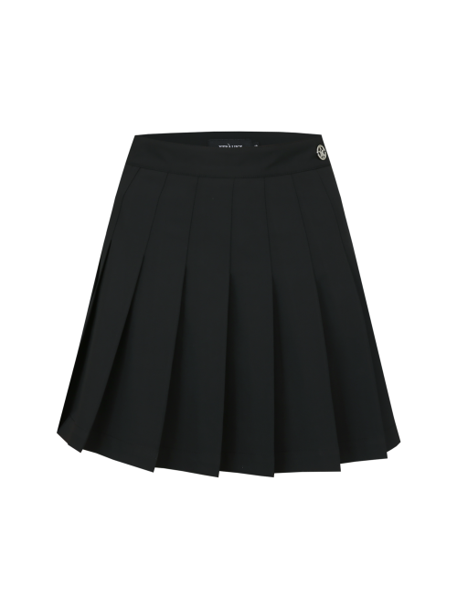 VERALUCE Golf Mandy Pleats Skirt Black