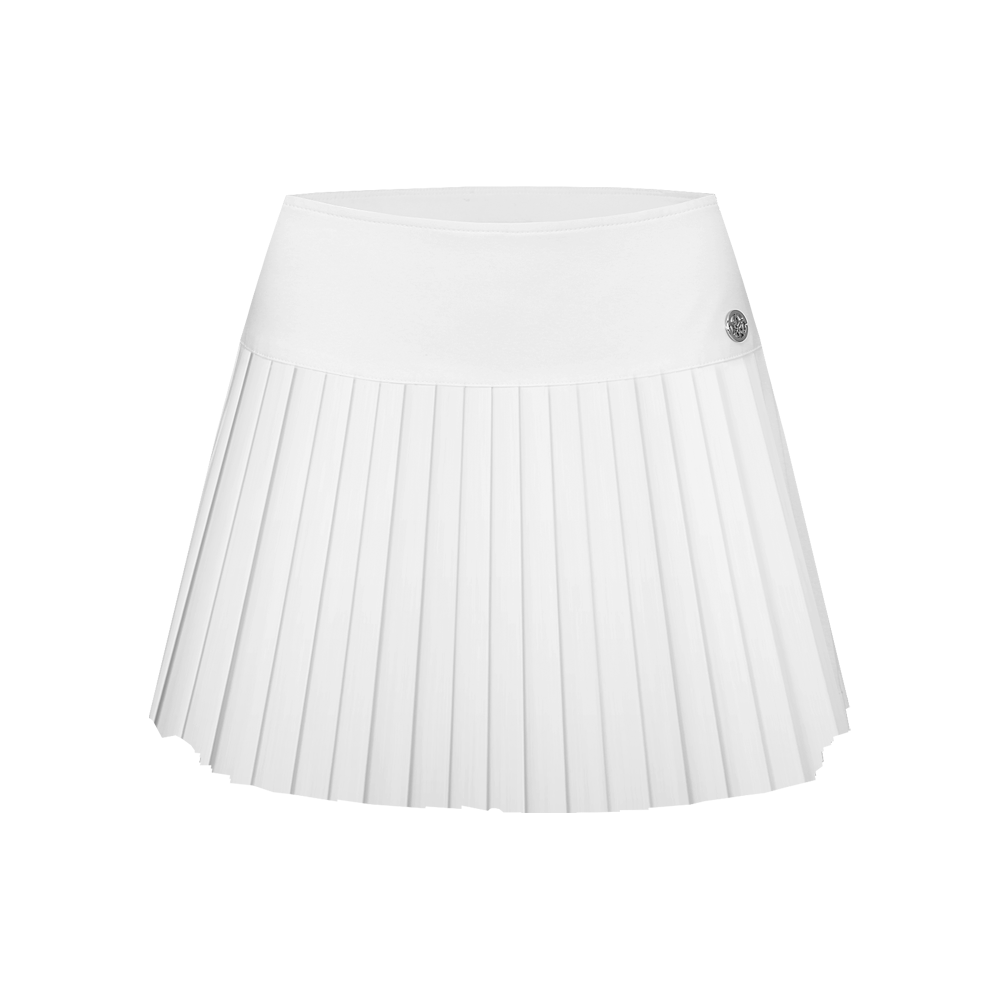 VERALUCE Golf Mandy Flared Pleats Skirt White