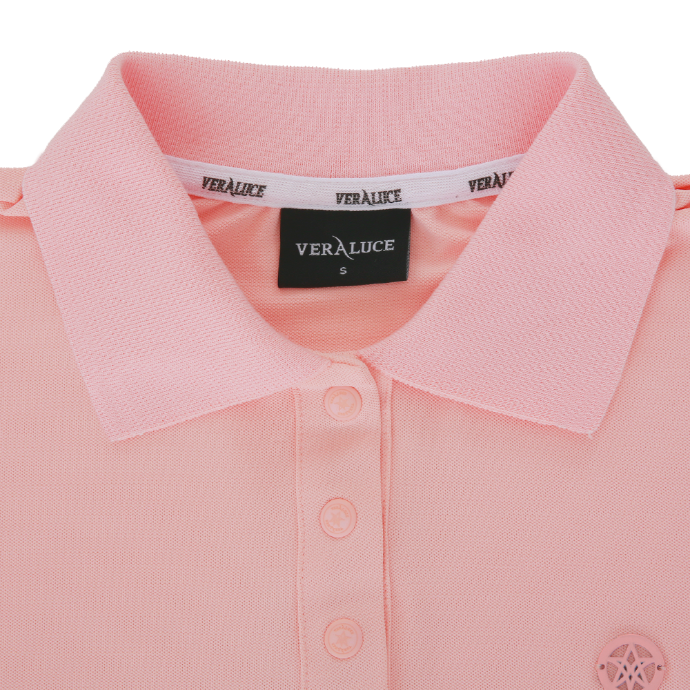 VERALUCE Golf Aster Polo Shirts Pink
