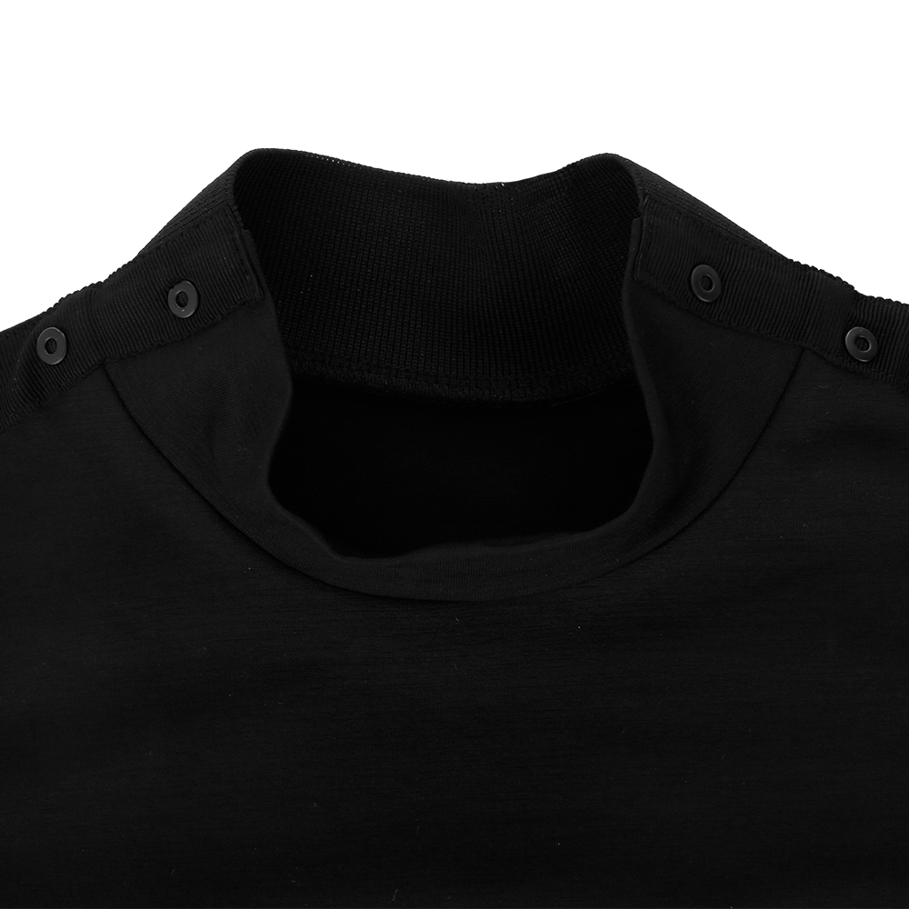 VERALUCE Golf Vivian Big Logo Sleeveless Vest Black