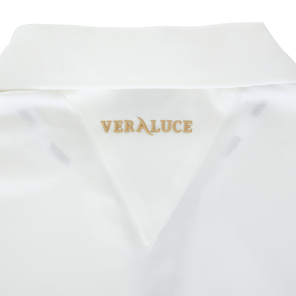 VERALUCE Golf Vivian Open Two Tone Sleeveless Shirt White