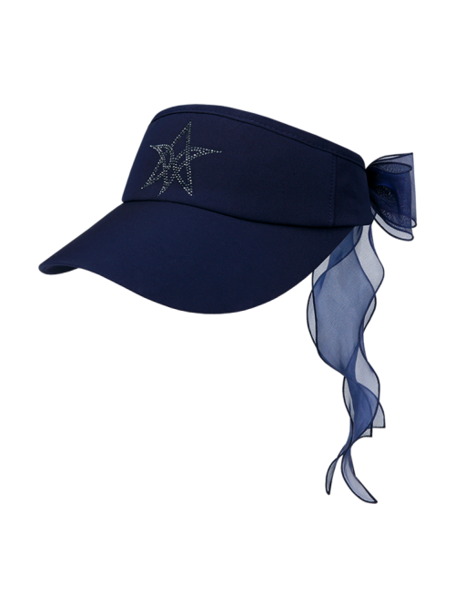 VERALUCE Golf Lucia Hotfix Visor Navy