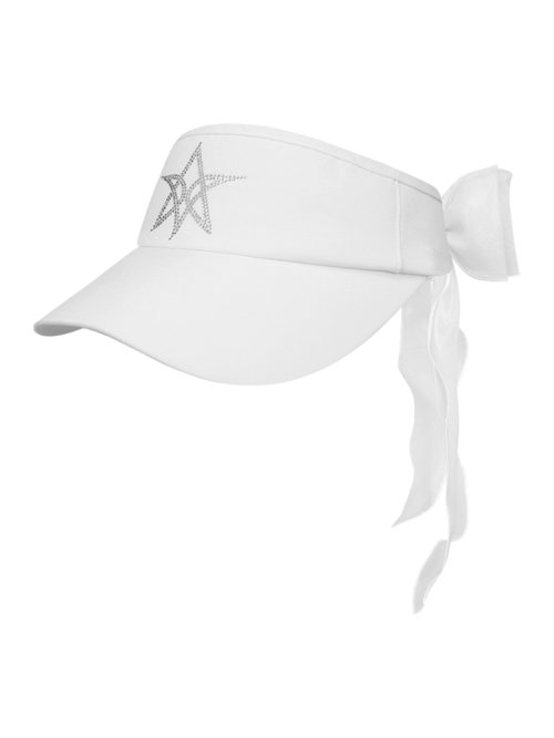 VERALUCE Golf Lucia Hotfix Visor White