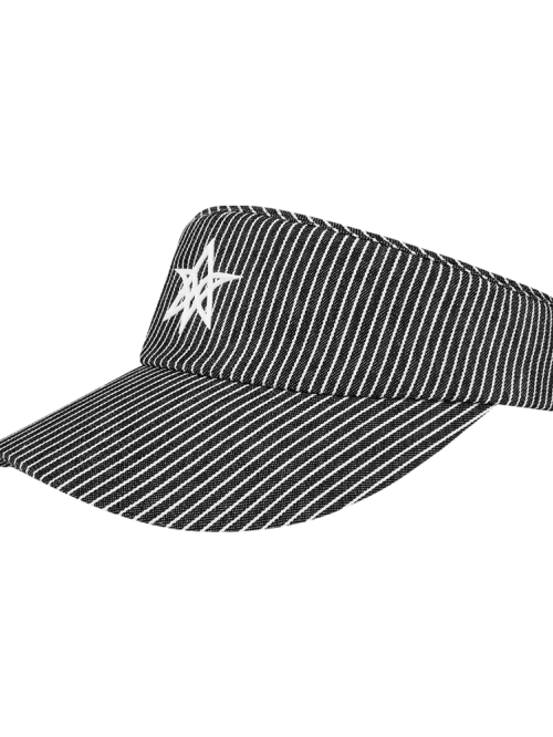 VERALUCE Golf Muses Stripe Visor Black