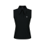 VERALUCE Golf Vivian Solid Big Collar Sleeveless Shirt Black