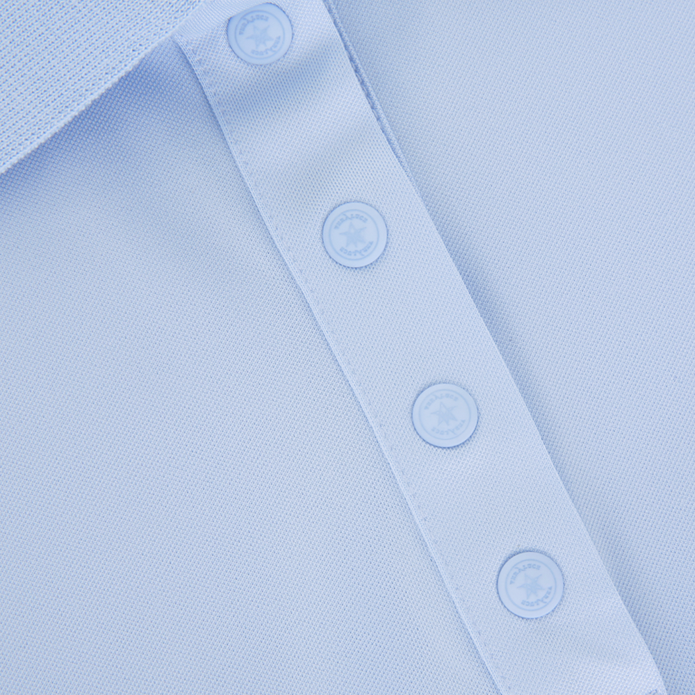 VERALUCE Golf Vivian Simple Collar Sleeveless Shirt Sky blue