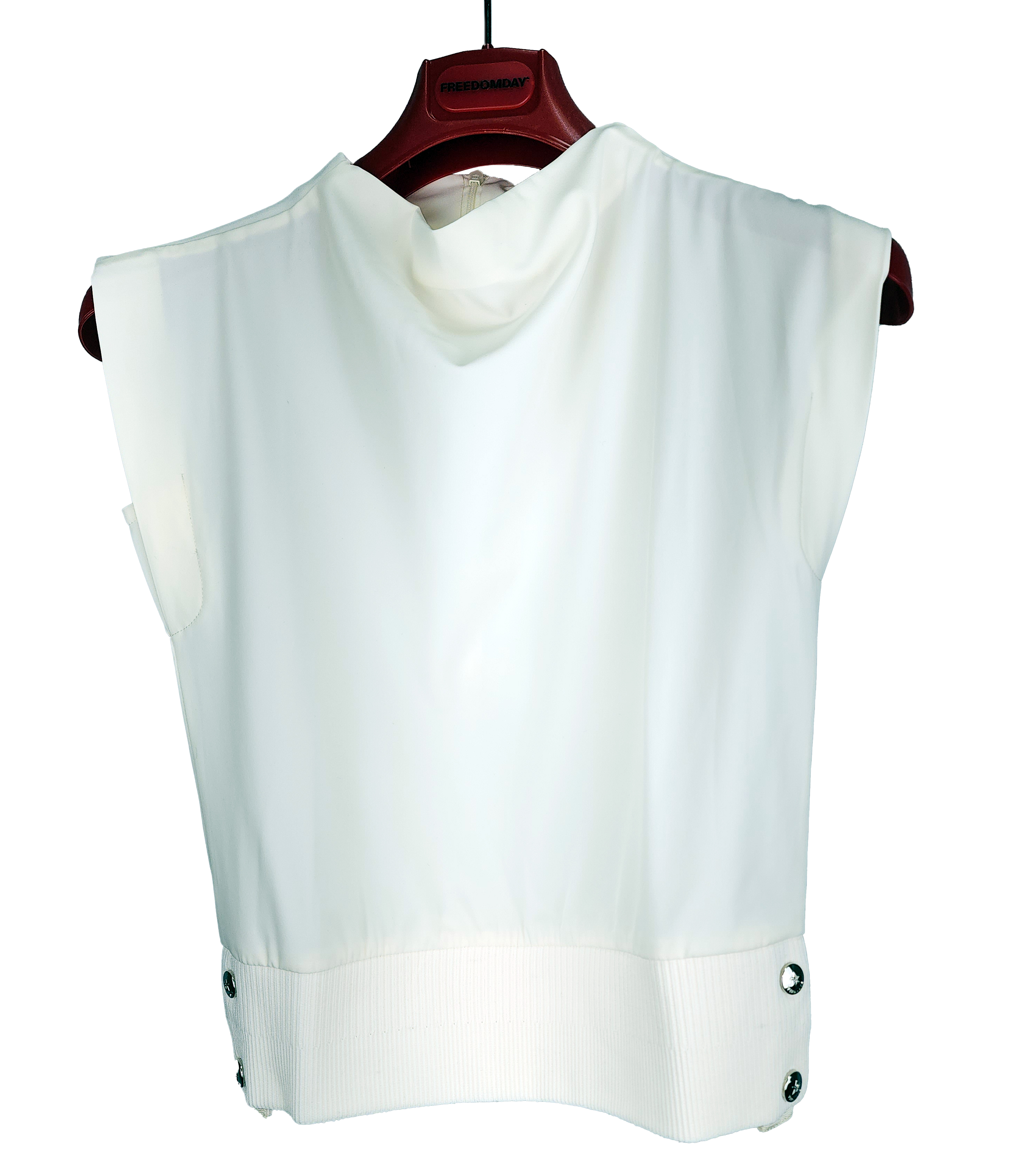 VERALUCE Golf Mandy Sleeveless Shirt Ivory