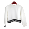 VERALUCE Golf Aloha Crew Neck Long Sleeve Sweatshirt white