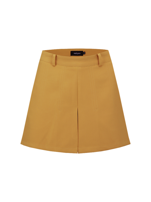 VERALUCE Golf Luna Wide Short Pants Yellow