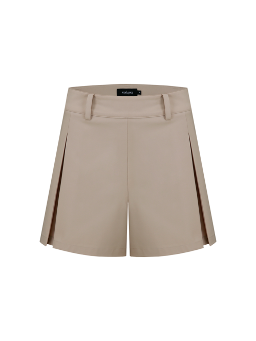VERALUCE Golf Luna Solid Line Short Pants Beige