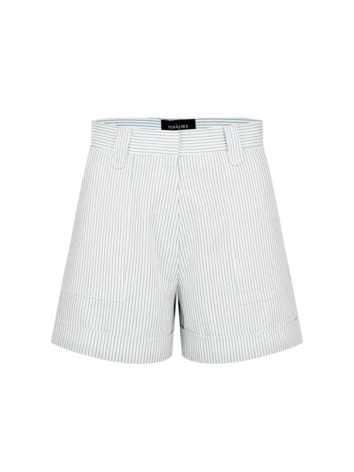 VERALUCE Golf Muses Stripe Short Pants white