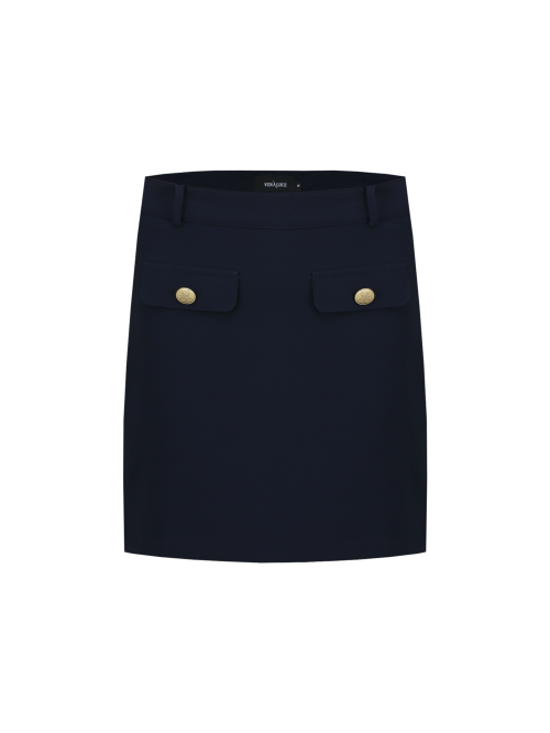 VERALUCE Golf Adela H-Line Skirt Navy