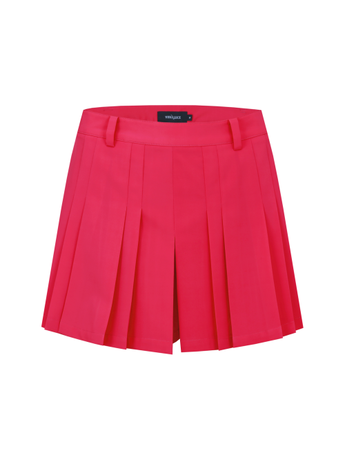 VERALUCE Golf Luna Pleats Culotte Skirt Pink