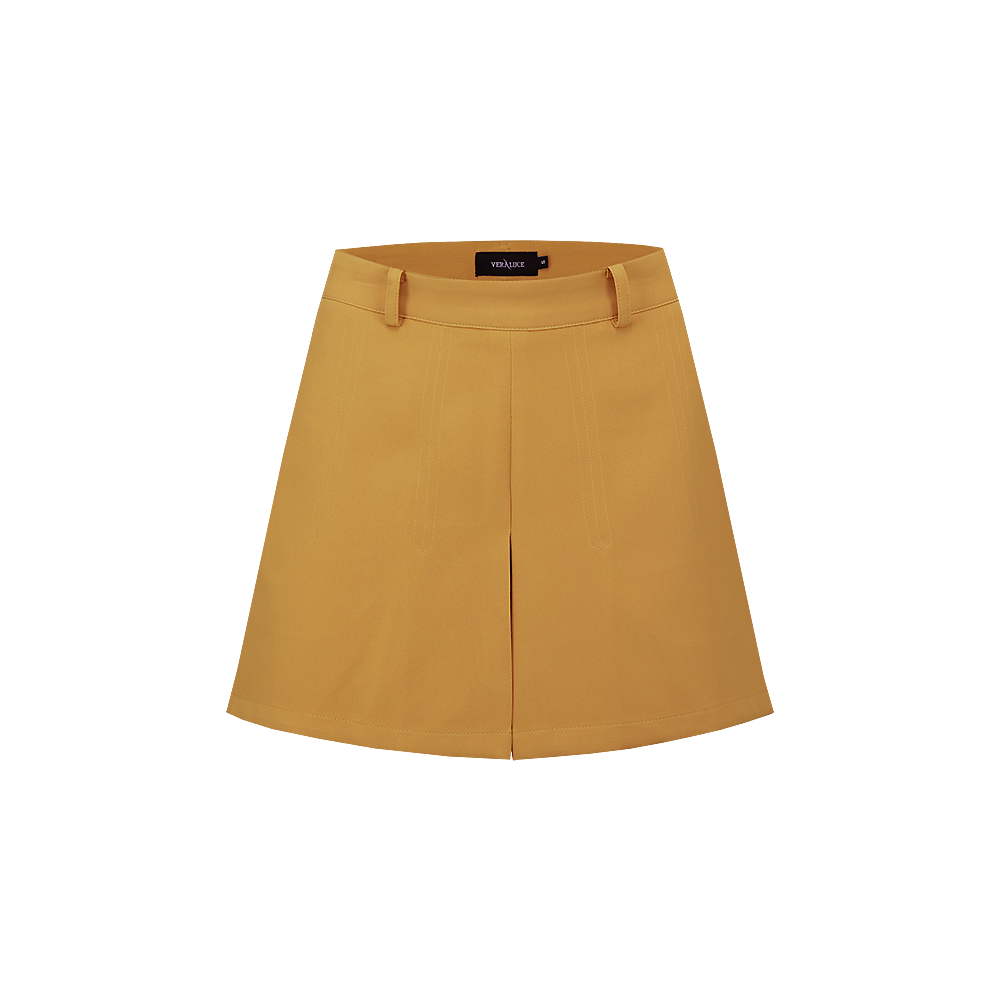 VERALUCE Golf Luna Wide Short Pants Yellow