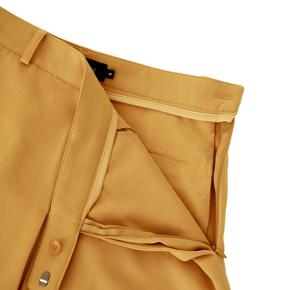 VERALUCE Golf Luna Wide Short Pants Yellow