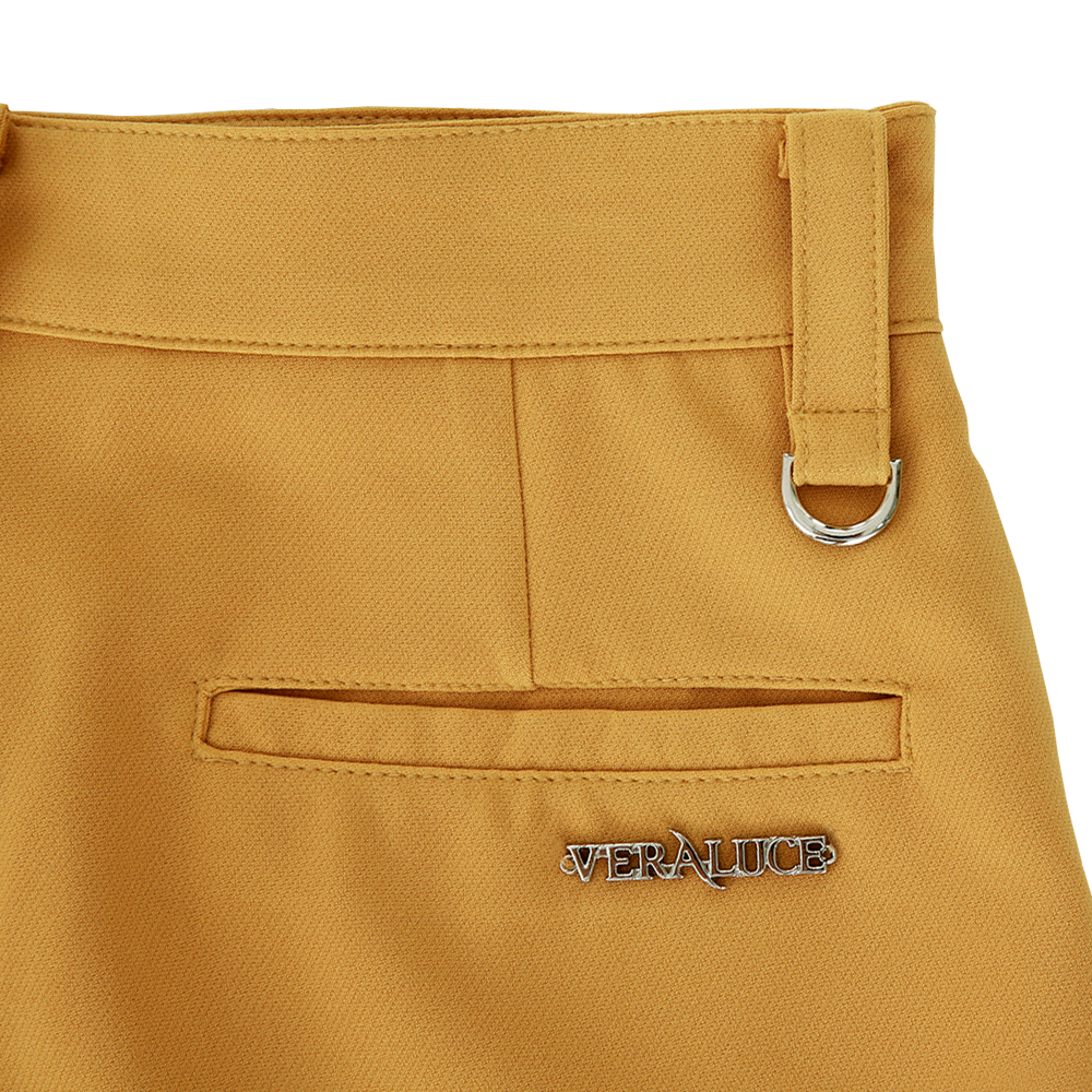 VERALUCE Golf Luna Wide Short Pants Yellow
