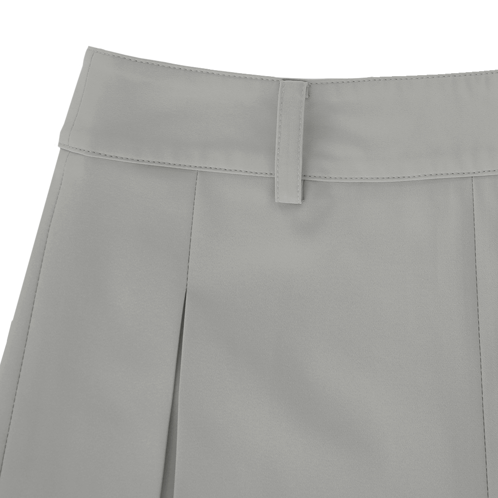 VERALUCE Golf Luna Solid Line Short Pants Gray