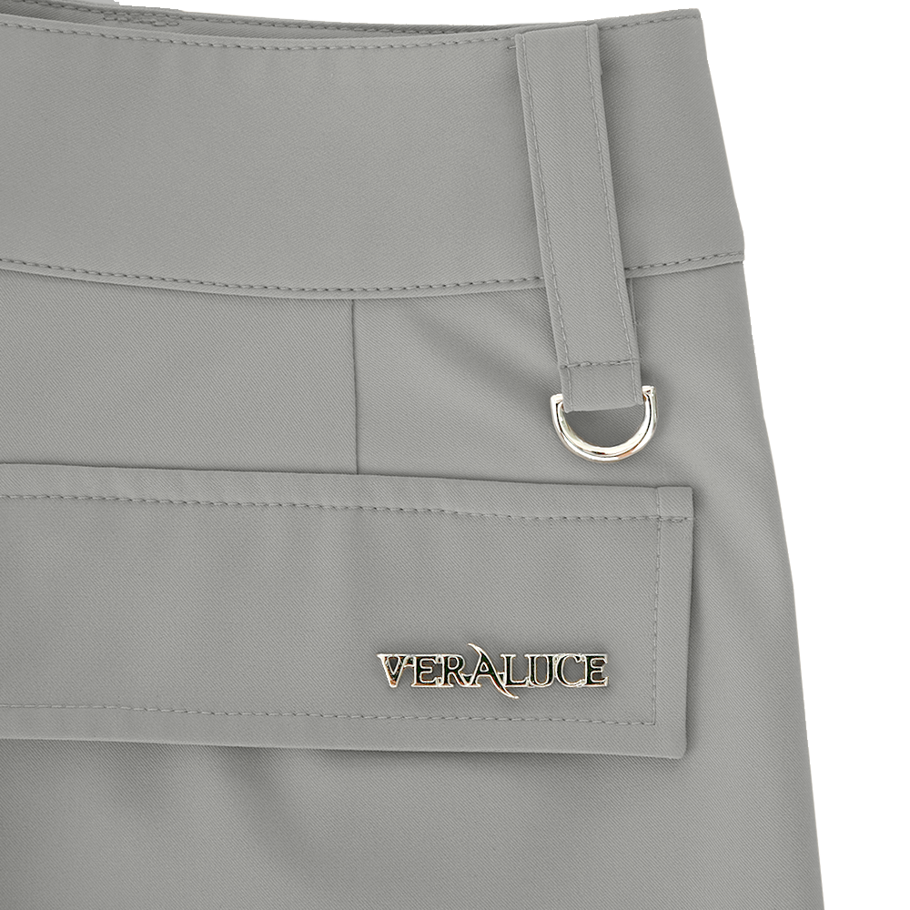VERALUCE Golf Luna Solid Line Short Pants Gray