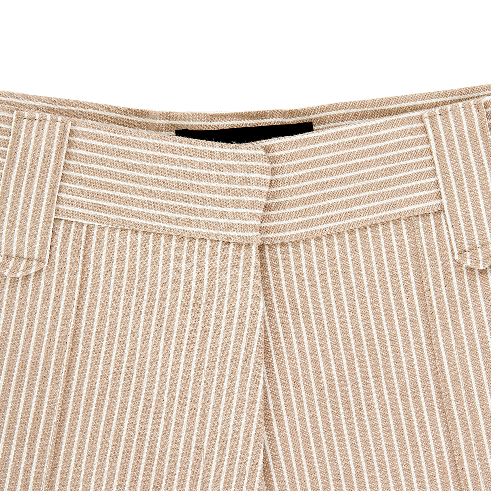 VERALUCE Golf Muses Stripe Short Pants Beige