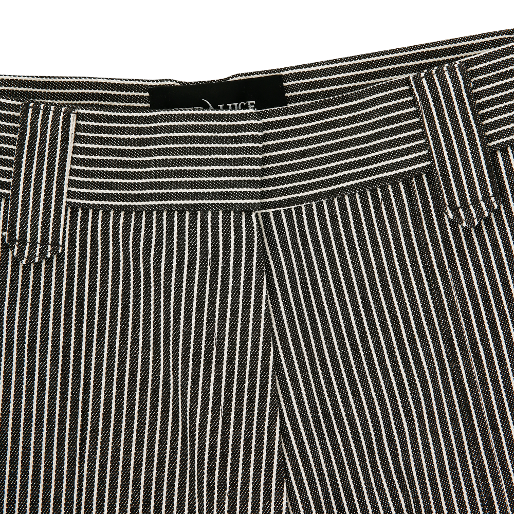 VERALUCE Golf Muses Stripe Short Pants Black