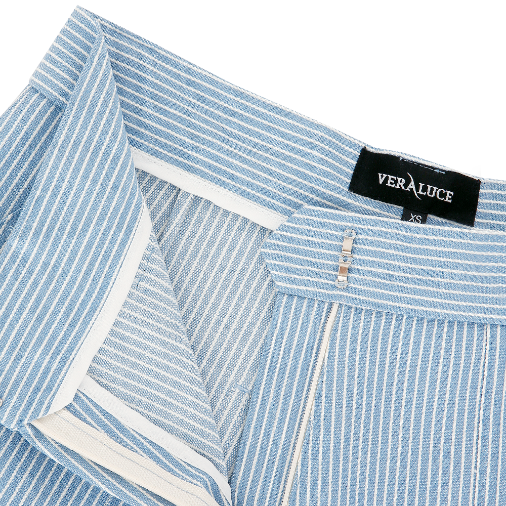 VERALUCE Golf Muses Stripe Short Pants Blue