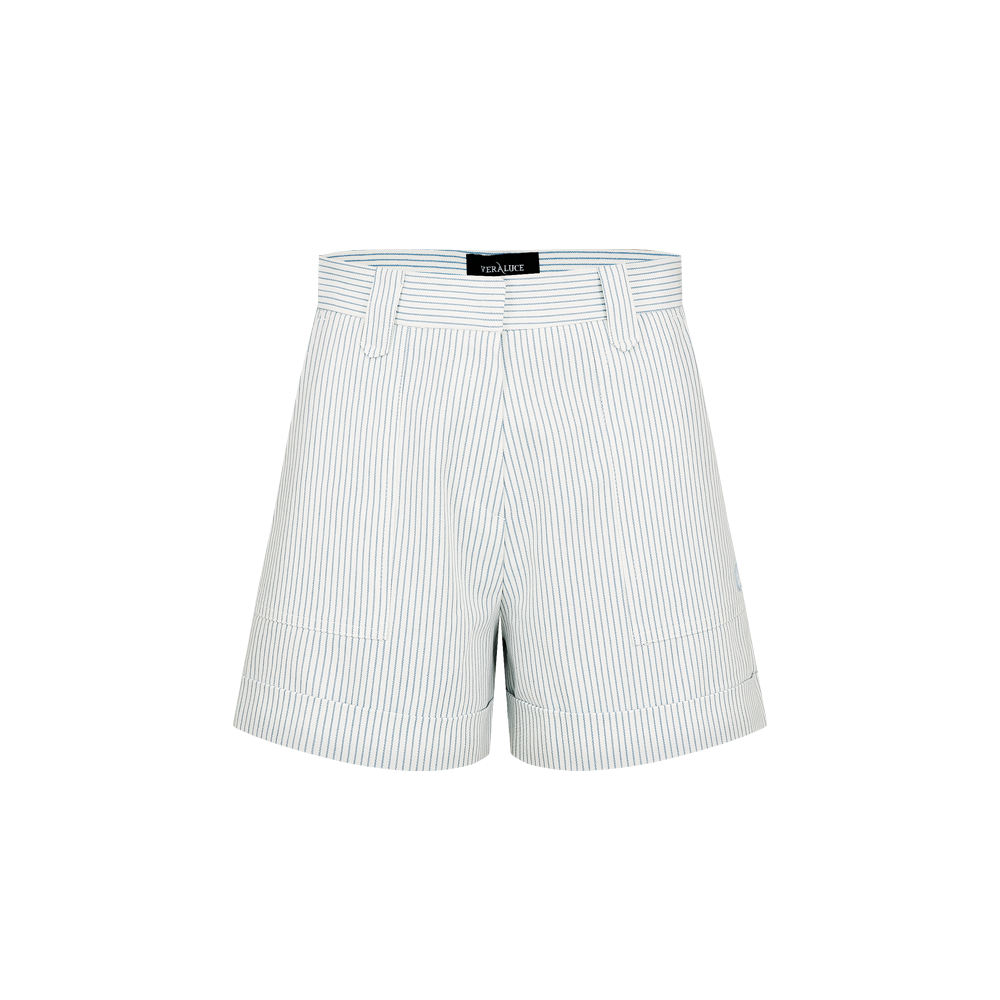 VERALUCE Golf Muses Stripe Short Pants white